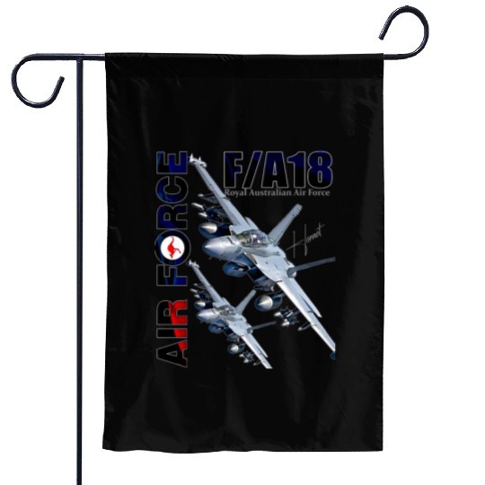 RAAF Australian Air Force FA18 Hornet Fighterjet Garden Flags