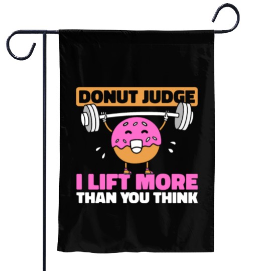 Fitness Donut Donut Gym Garden Flags