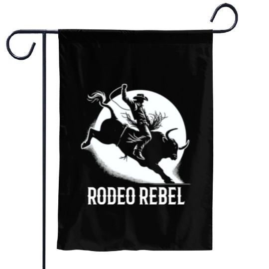 Rodeo Bull Riding Livestock Show Farmer Cattle Garden Flags