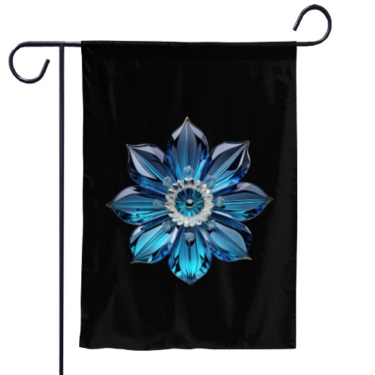 Radiant Sapphire: A Gem of Sapphire Jewelry Garden Flags
