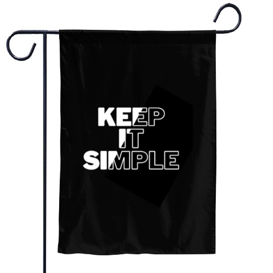 Simply Elegant: Keep It Simple Design Garden Flags
