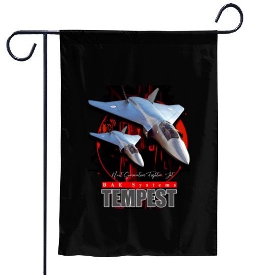 BAE Systems Tempest Next-Generation Fighter Jet Garden Flags