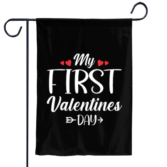 My First Valentines Day Garden Flags