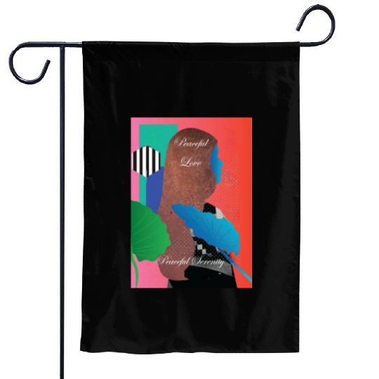 Peaceful Love, Peaceful Serenity Garden Flags
