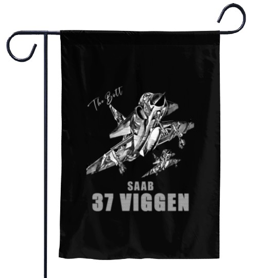 Saab 37 Viggen Swedish Multi Combat Aircraft Garden Flags
