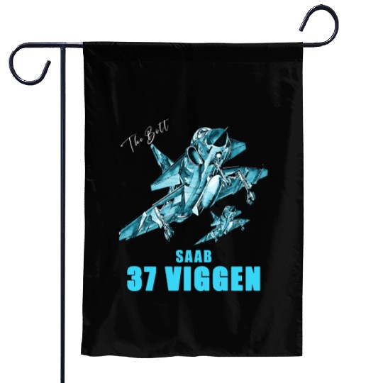 Saab 37 Viggen Swedish Multi Combat Aircraft Garden Flags