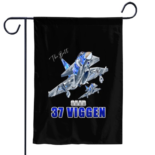 Saab 37 Viggen Swedish Multi Combat Aircraft Garden Flags