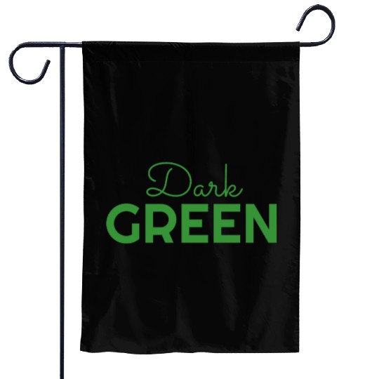dark green color Garden Flags