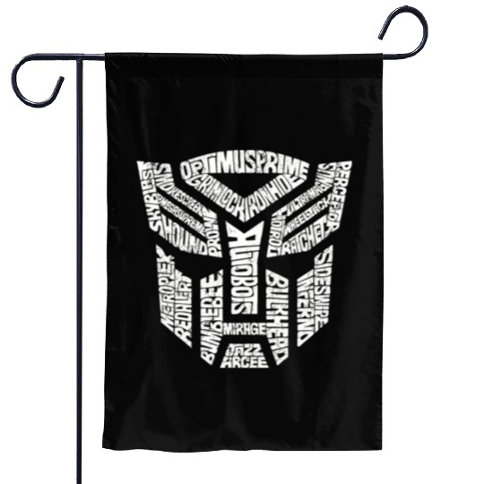 Trans formers Autobots Comics Typography Garden Flags