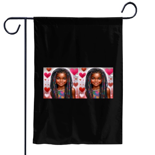 Sip with Love: Melanin Magic Garden Flags