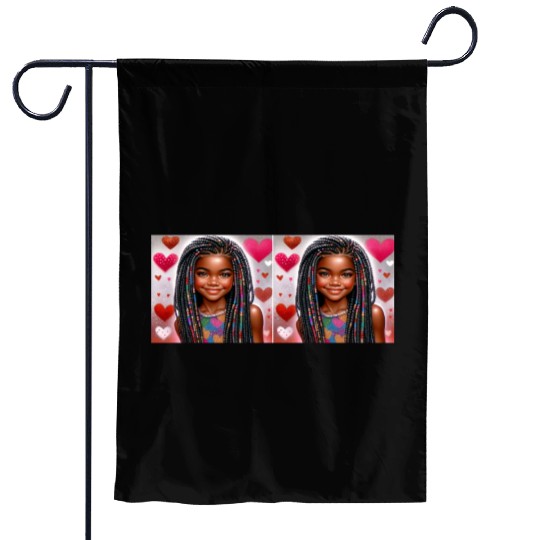 Sip with Love: Melanin Magic Garden Flags