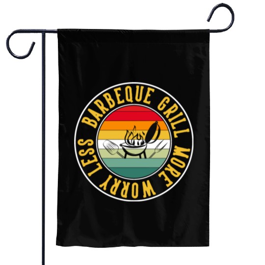 Grillin Business Teacher - BBQ Barbeque Garden Flags
