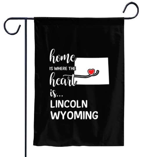 Lincoln County Wyoming Is Where My Heart IsGift Garden Flags