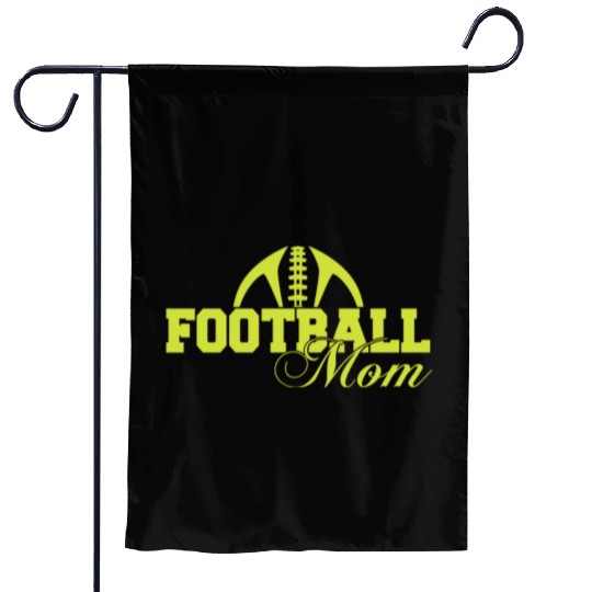 Yellow Football Mom Passion Is Gift Cool Garden Flags