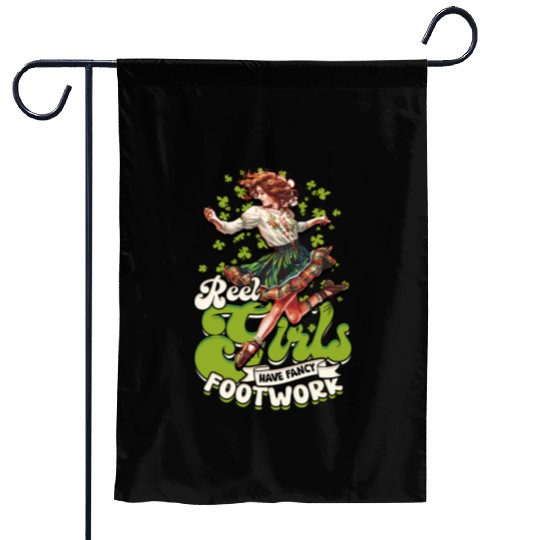 Irish Dance Reel Girls Have Fancy Footwork Garden Flags