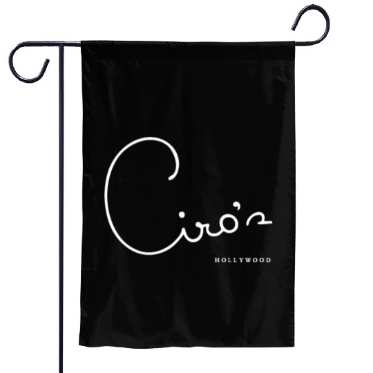 Ciro's Hollywood Vintage Garden Flags Landmark LA Club