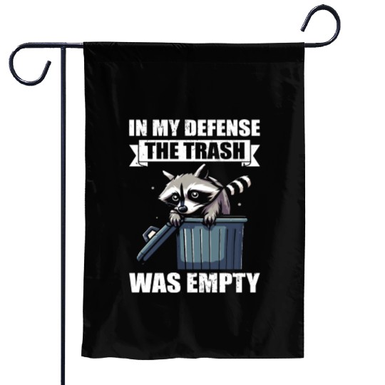 Funny Raccoons Trash Panda Racoon Lovers Garden Flags