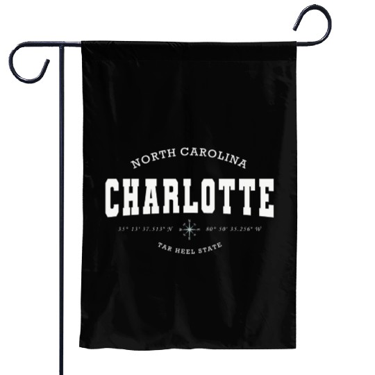 Charlotte (NC) USA Garden Flags