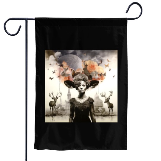 Lets go Bambi Garden Flags