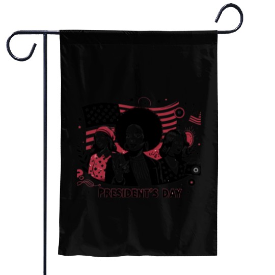 history of us presidents day Garden Flags
