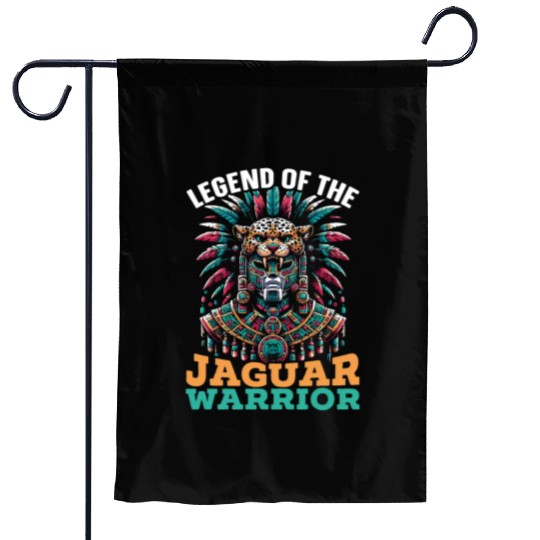 Aztec Jaguar Warrior Aztec Culture Indigenous Garden Flags