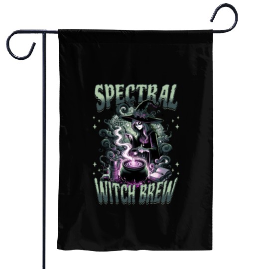 Spectral Witch Brew Garden Flags