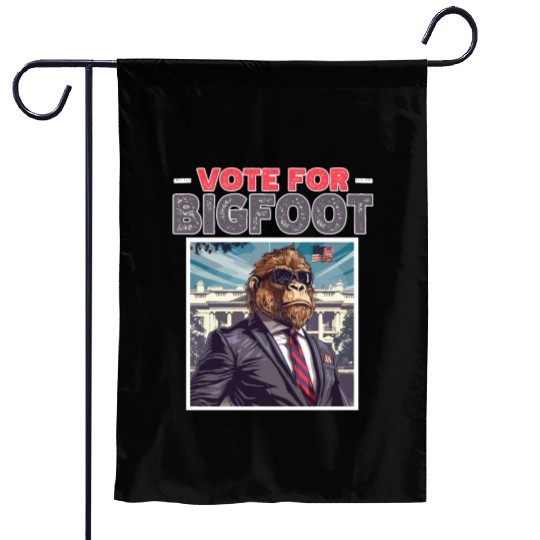 Presidential elections 2024 Bigfoot Garden Flags