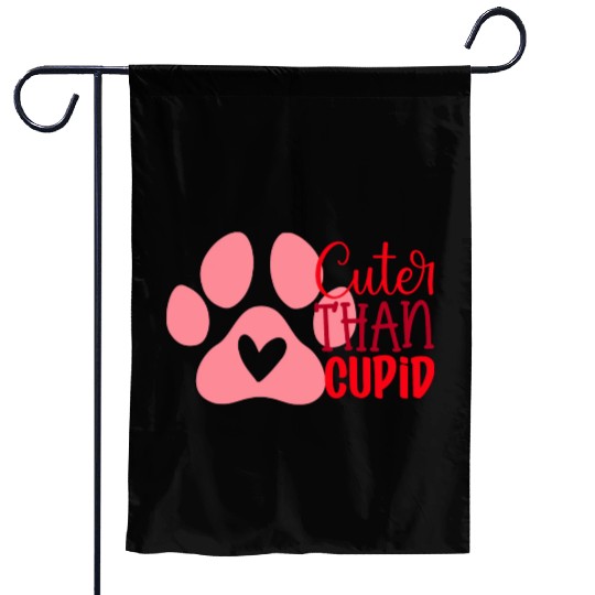 Cuter than cupid Garden Flags