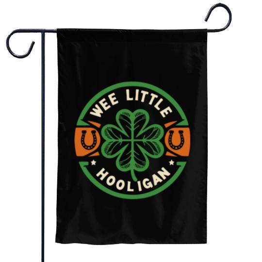 Lucky Hooligan Clover Garden Flags