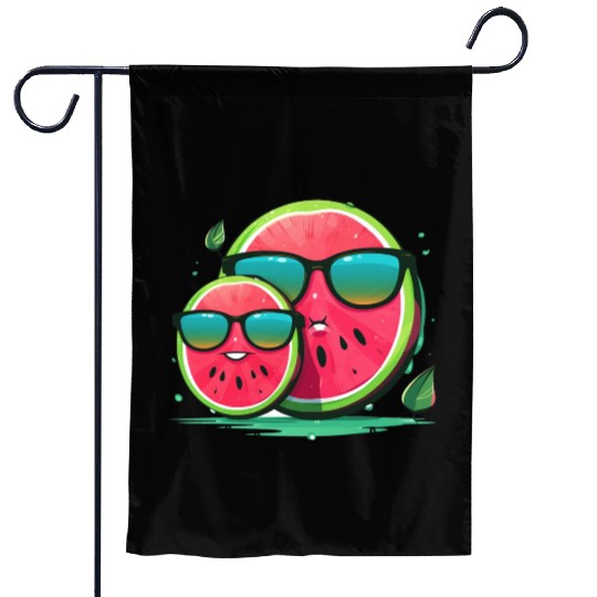 Dad watermelon Garden Flags