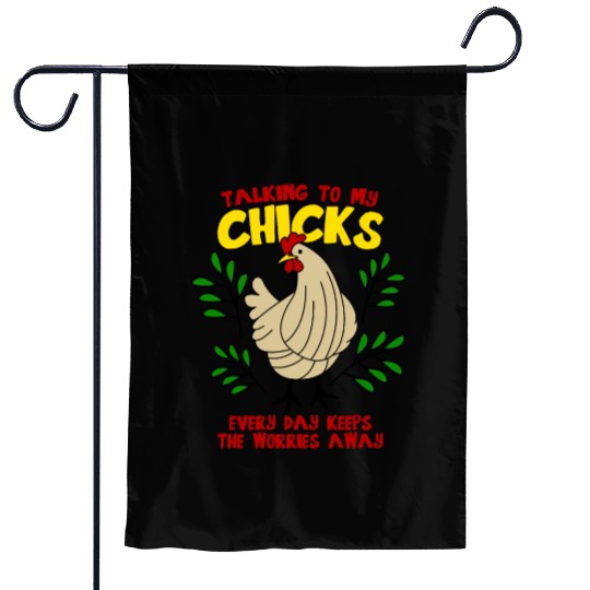 Poultry Chickens Chicken Farmer Garden Flags