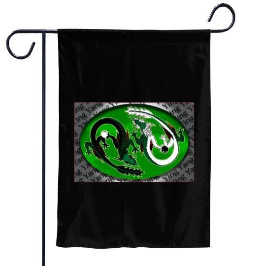 Yang and Ying Garden Flags