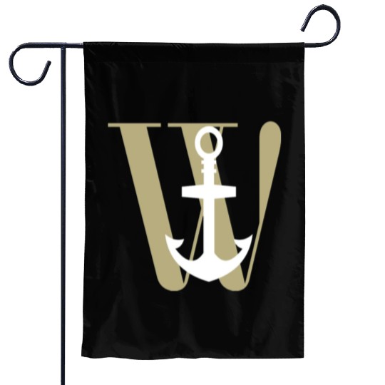 Wanchor W Anchor Essential,Hunter, pirate, ship Garden Flags