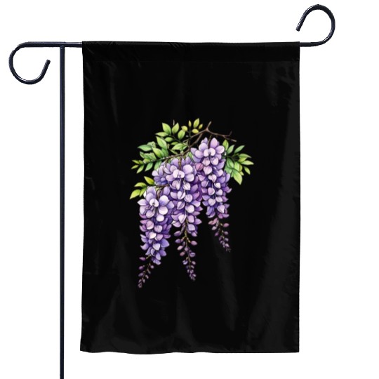 Lilac Garden Flags