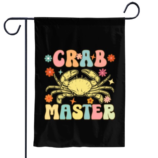 Groovy Crab Lover Seafood Lover Garden Flags