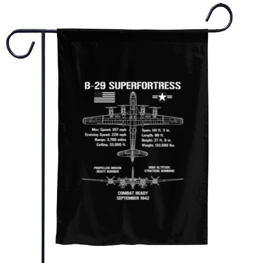 B-29 Superfortress Specs Military Aircraft B29 Garden Flags