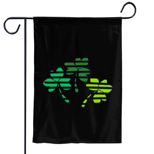 Shamrock design Garden Flags
