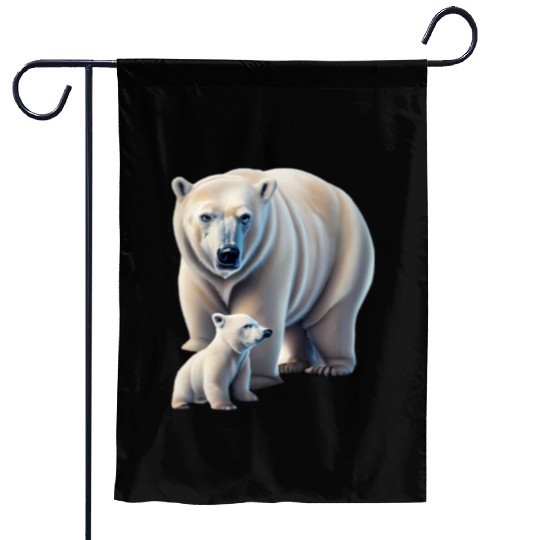 Great Thaw: Melting Glaciers & Polar Bears Garden Flags
