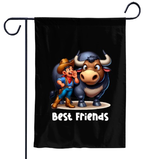 Rodeo Bull Riding Livestock Show Farmer Cattle Garden Flags