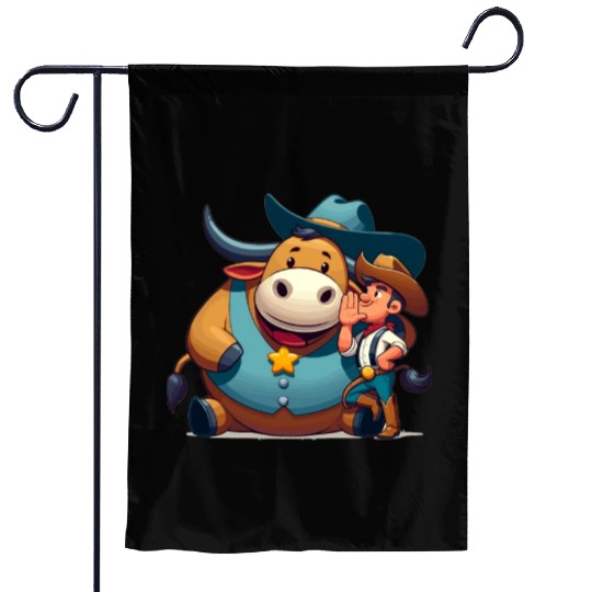 Rodeo Bull Riding Livestock Show Farmer Cattle Garden Flags