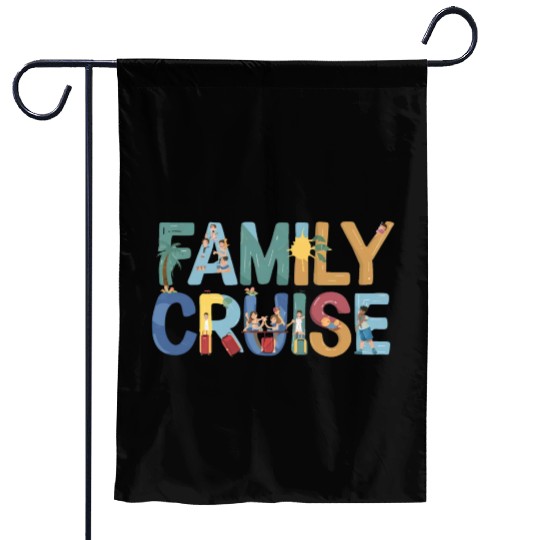 Family Cruise Garden Flags & Matching Vacation Apparel
