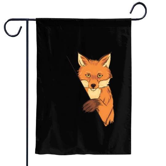 Red Fox Cartoon Animal Kingdom Nature Garden Flags