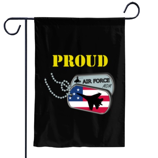 Proud Air Force Mom Garden Flags