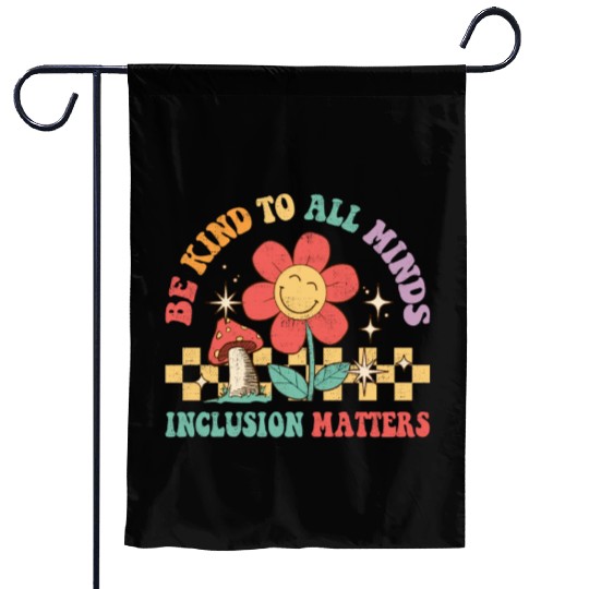 Be Kinds Minds Inclusion Sped Teacher Autism Garden Flags