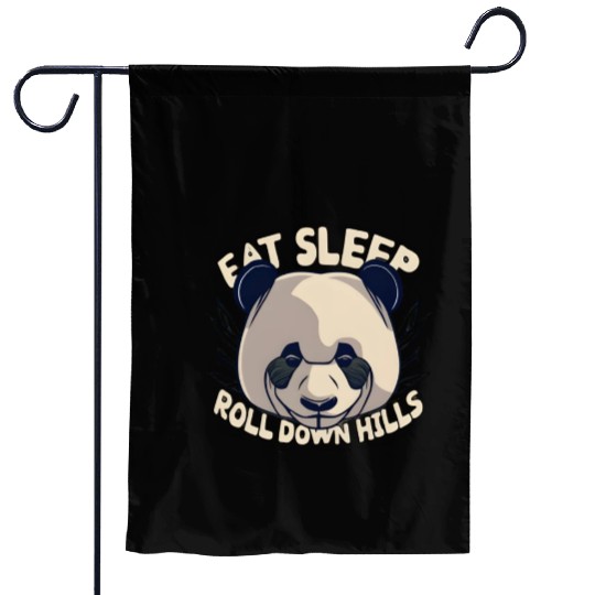 Cute panda design Garden Flags
