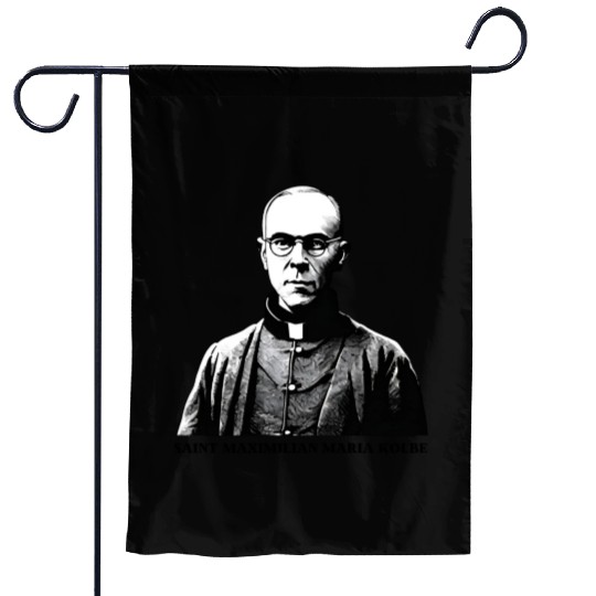 Saint Maximilian Maria Kolbe Garden Flags