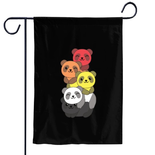 Lithsexual Flag Pride Lgbtq Cute Panda Garden Flags