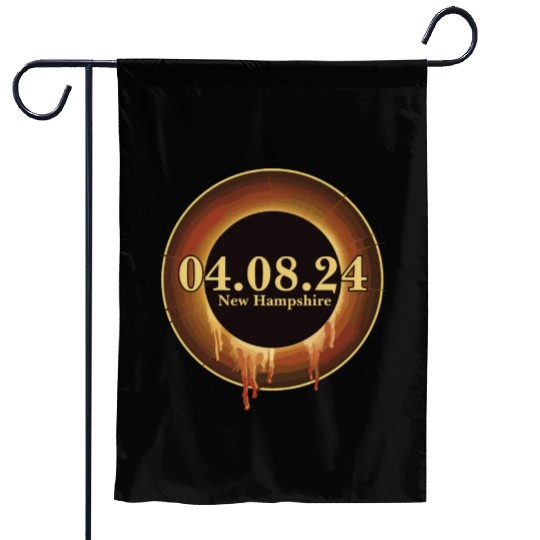 Total Solar Eclipse 2024 Path of Totality New Garden Flags