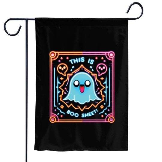 THIS IS BOO SHEET! Version 2, neon colors Garden Flags
