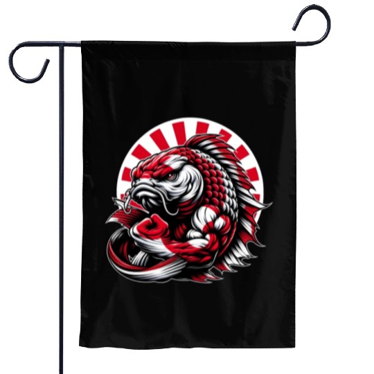Koi fish Japan national flag carp Garden Flags